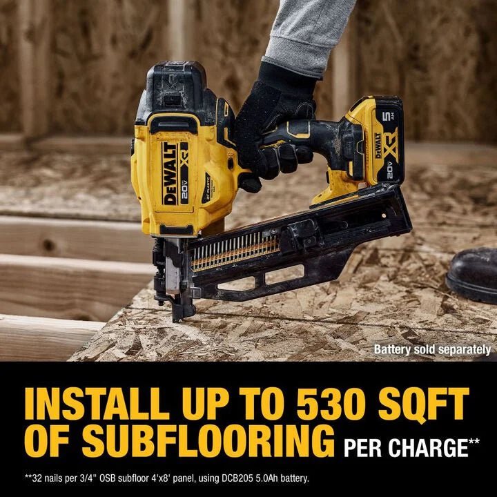 DEWALT 20V MAX Brushless 21 Degree Plastic Framing Nailer (Bare Tool) - AAA Industrial Supply