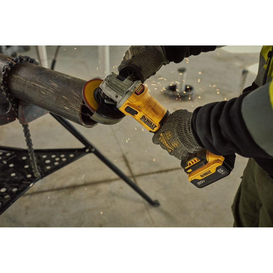Dewalt 20V Max* Brushless Cordless 4 1/2 In. Slide - Switch Grinder Kit - AAA Industrial Supply