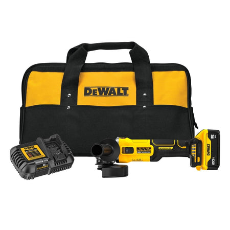 Dewalt 20V Max* Brushless Cordless 4 1/2 In. Slide - Switch Grinder Kit - AAA Industrial Supply
