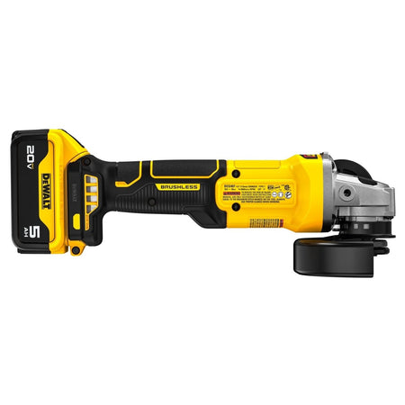 Dewalt 20V Max* Brushless Cordless 4 1/2 In. Slide - Switch Grinder Kit - AAA Industrial Supply