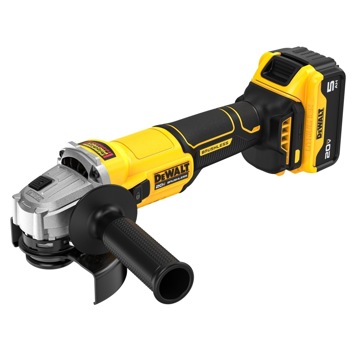 Dewalt 20V Max* Brushless Cordless 4 1/2 In. Slide - Switch Grinder Kit - AAA Industrial Supply