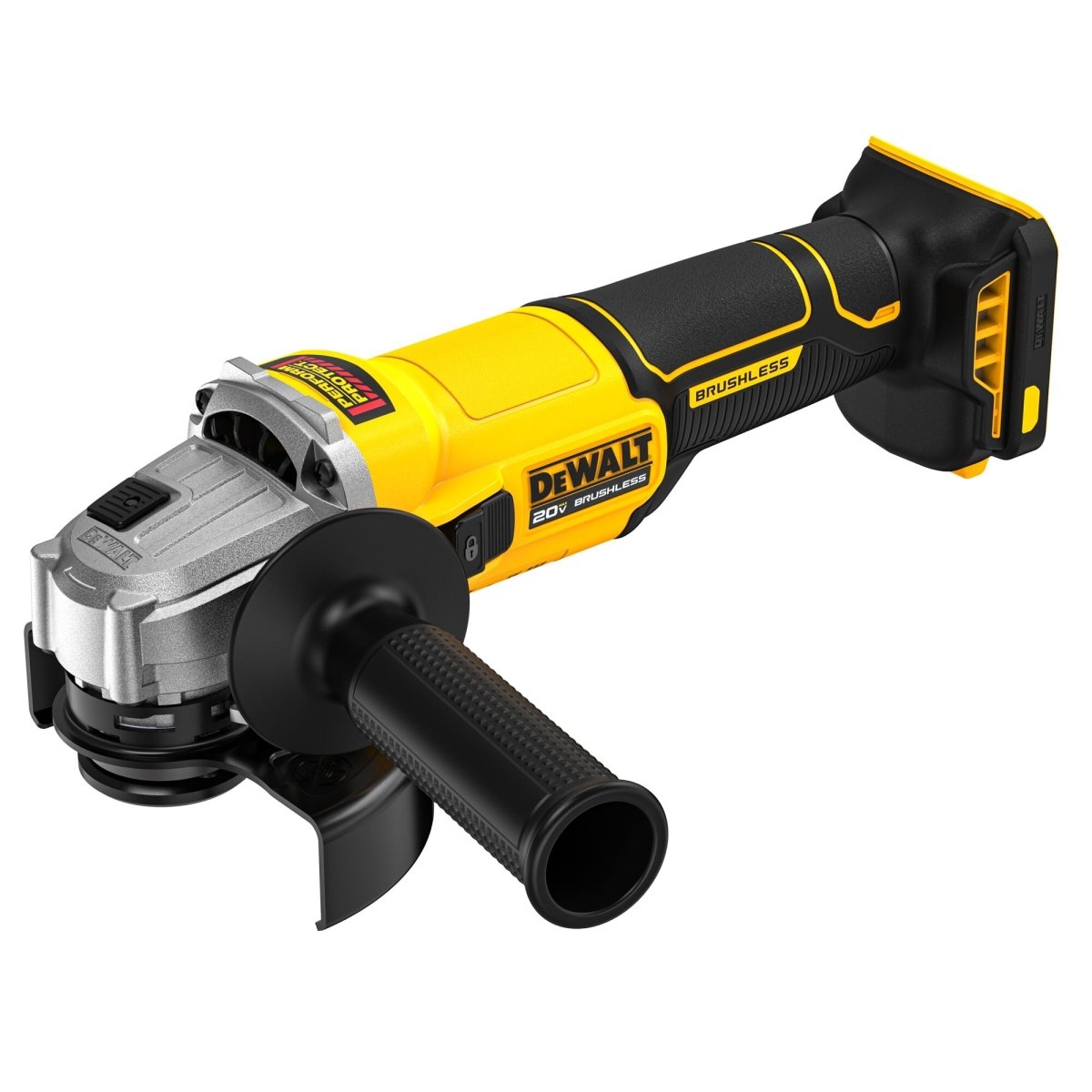 Dewalt 20V Max* Brushless Cordless 4 1/2 In. Slide - Switch Grinder (Tool Only) - AAA Industrial Supply