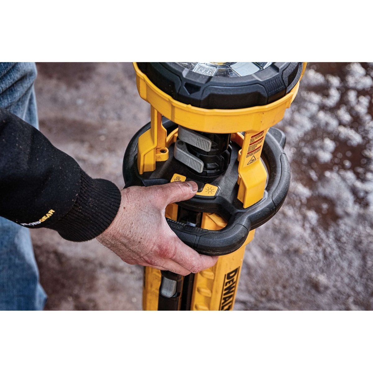 Dewalt 20V Max* Led Work Light, Tripod Base, Tool Only - AAA Industrial Supply