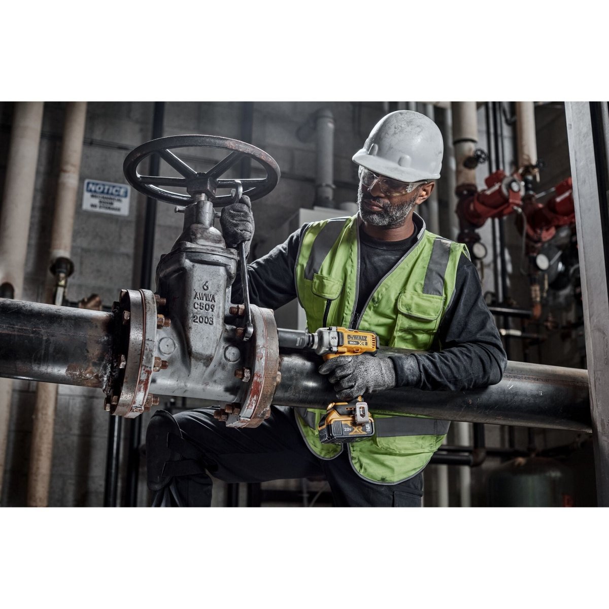 Dewalt 20V Max* Xr 1/2 In. Mid - Range Impact Wrench With Hog Ring Anvil (Tool Only) - AAA Industrial Supply