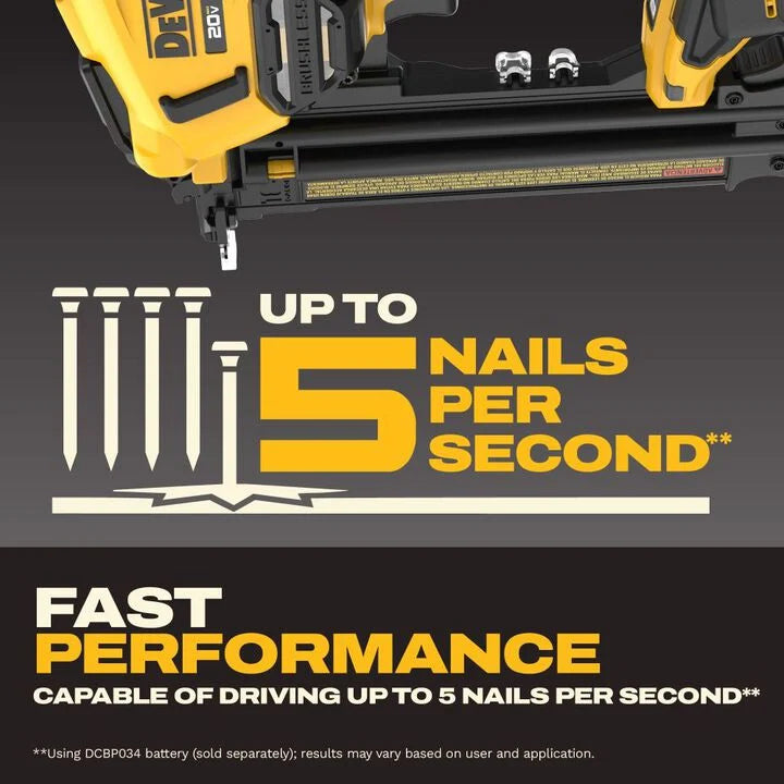 DEWALT 20V MAX XR 18 Gauge Brad Nailer (Bare Tool)