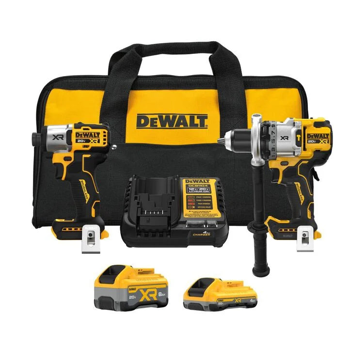 DEWALT 20V MAX XR 2-Tool Combo Kit with POWERPACK