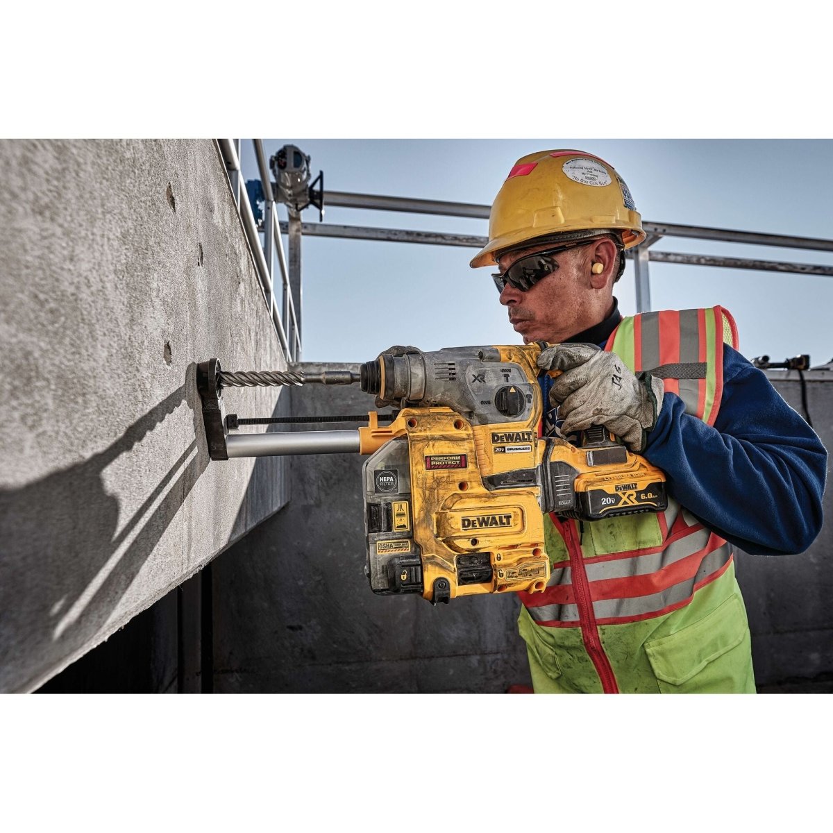 Dewalt 20V Max* Xr Brushless Cordless 1 - 1/8 In. Sds Plus L - Shape Rotary Hammer (Tool Only) - AAA Industrial Supply