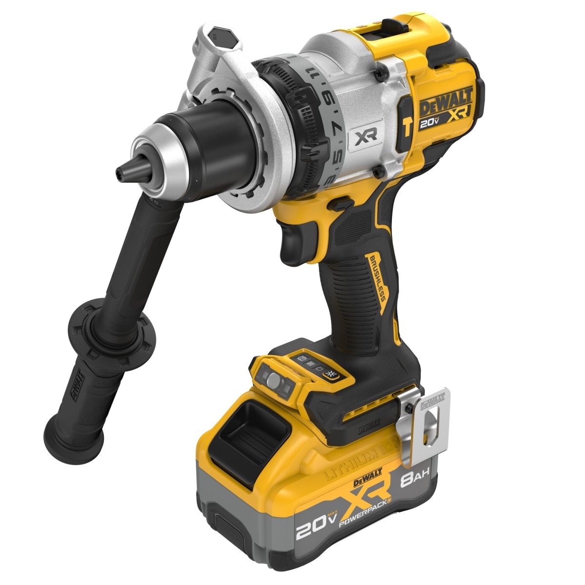 Dewalt 20V Max* Xr Brushless Cordless 1/2 In. 3 - Speed Hammer Drill Kit With Xr Powerpack - AAA Industrial Supply