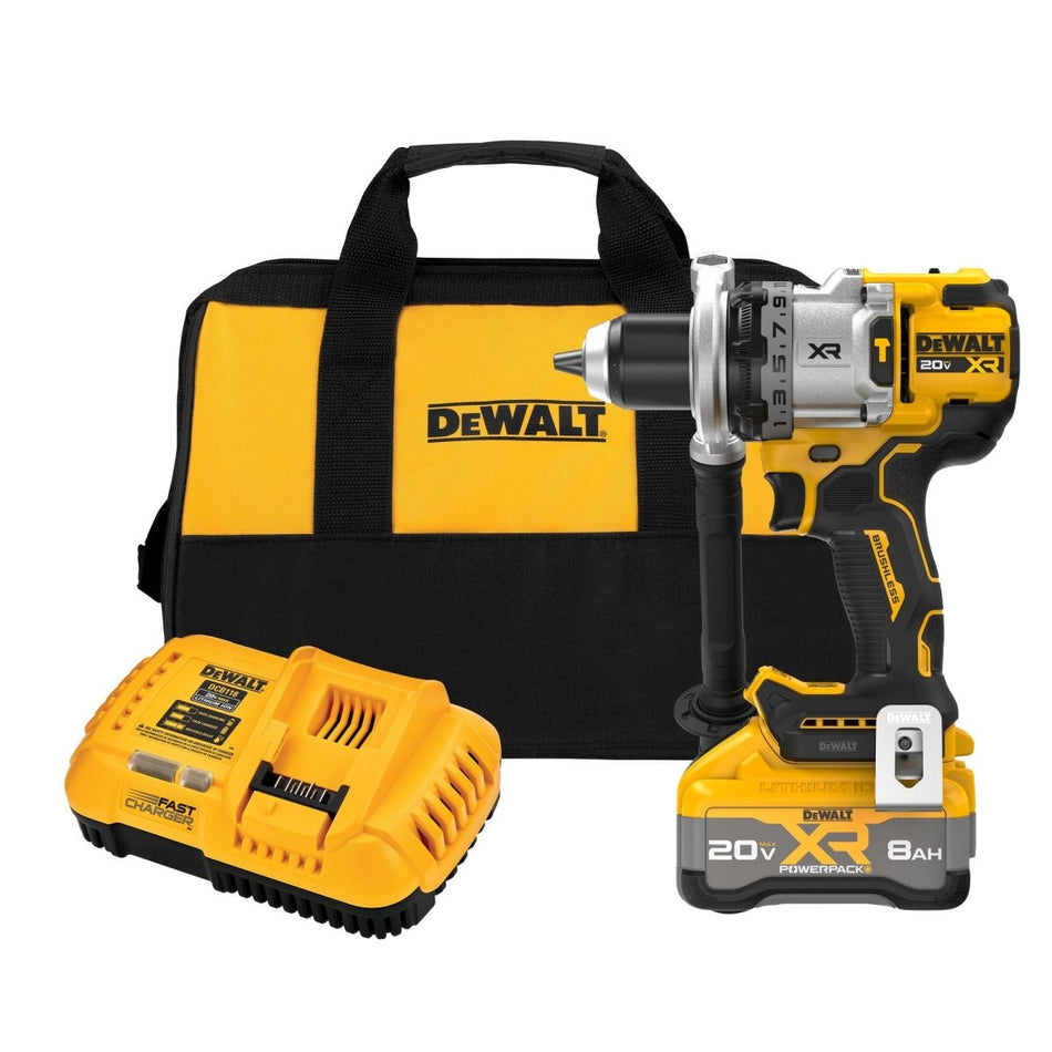 Dewalt 20V Max* Xr Brushless Cordless 1/2 In. 3 - Speed Hammer Drill Kit With Xr Powerpack - AAA Industrial Supply