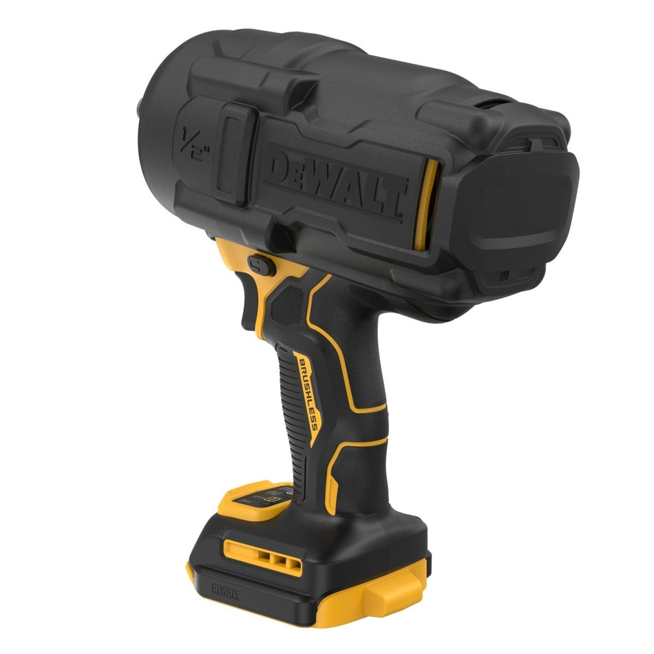 Dewalt 20V Max* Xr Brushless Cordless 1/2 In. High Torque Impact Wrench With Hog Ring Anvil (Tool Only) - AAA Industrial Supply