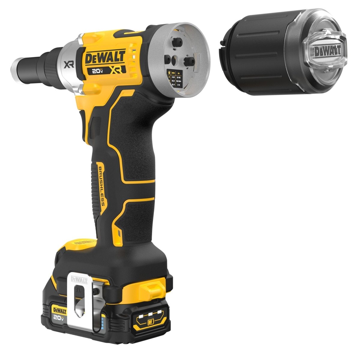 Dewalt 20V Max* Xr Brushless Cordless 1/4" Rivet Tool (Tool Only) - AAA Industrial Supply