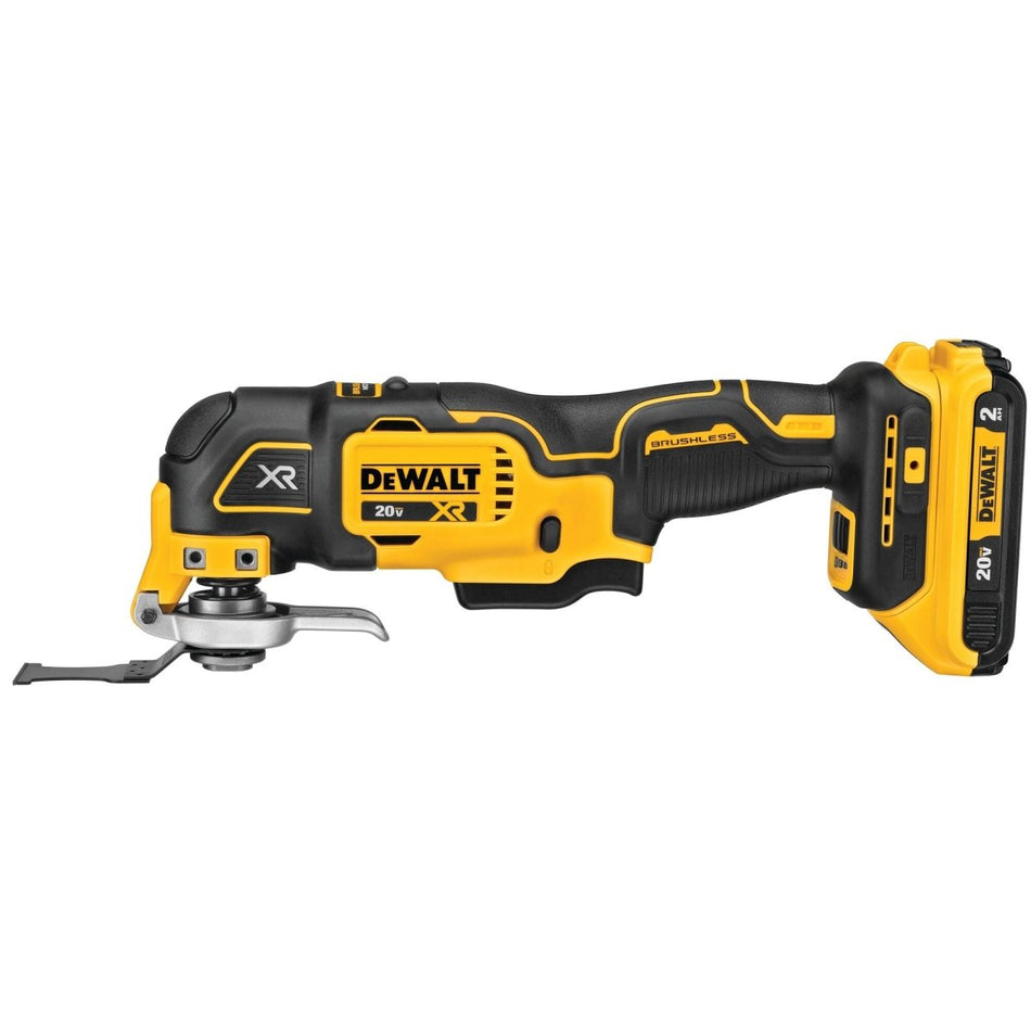 Dewalt 20V Max* Xr Brushless Cordless 3 - Speed Oscillating Multi - Tool Kit (2.0 Ah Battery) - AAA Industrial Supply