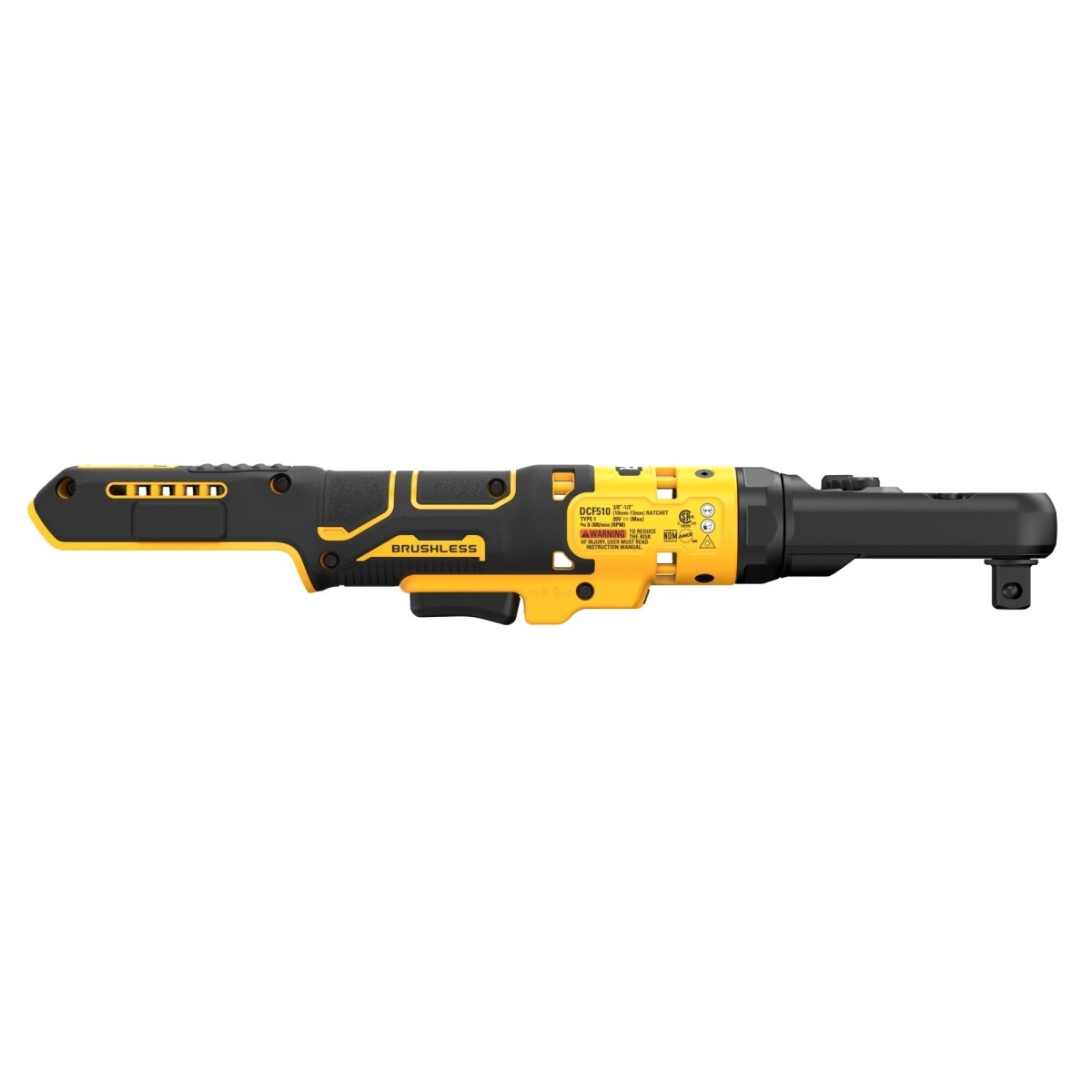 Dewalt 20V Max* Xr Brushless Cordless 3/8" & 1/2" Sealed Head Ratchet (Tool Only) - AAA Industrial Supply