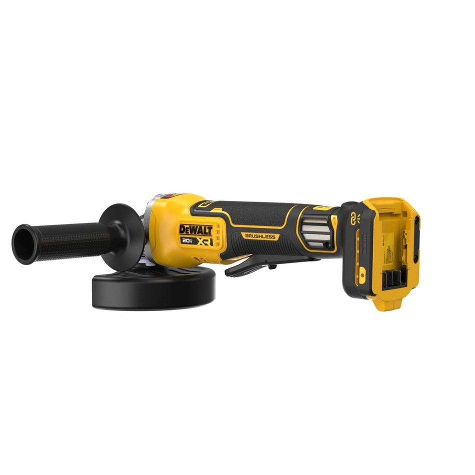 Dewalt 20V Max* Xr Brushless Cordless 4 - 1/2 In. - 5 In. Variable Speed Paddle Switch Grinder (Tool Only) - AAA Industrial Supply