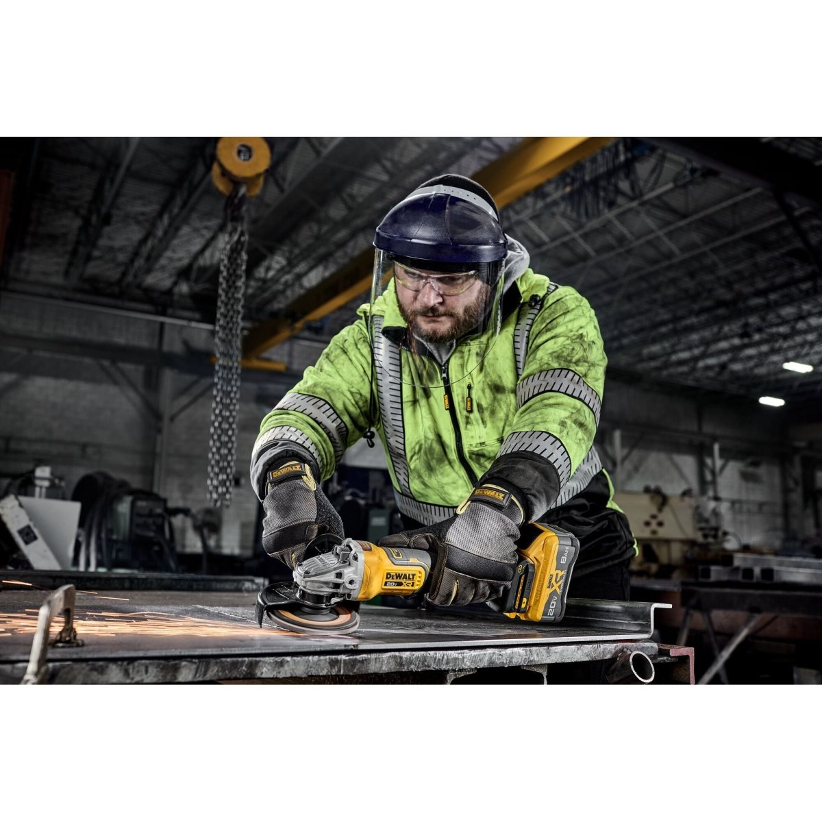 Dewalt 20V Max* Xr Brushless Cordless 4 - 1/2 In. - 5 In. Variable Speed Paddle Switch Grinder (Tool Only) - AAA Industrial Supply