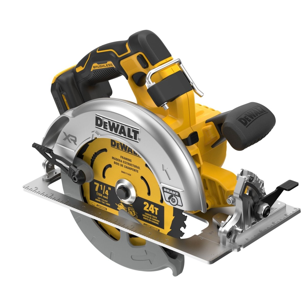 Dewalt 20V Max* Xr Brushless Cordless 7 - 1/4 In. Circular Saw (Tool Only) - AAA Industrial Supply