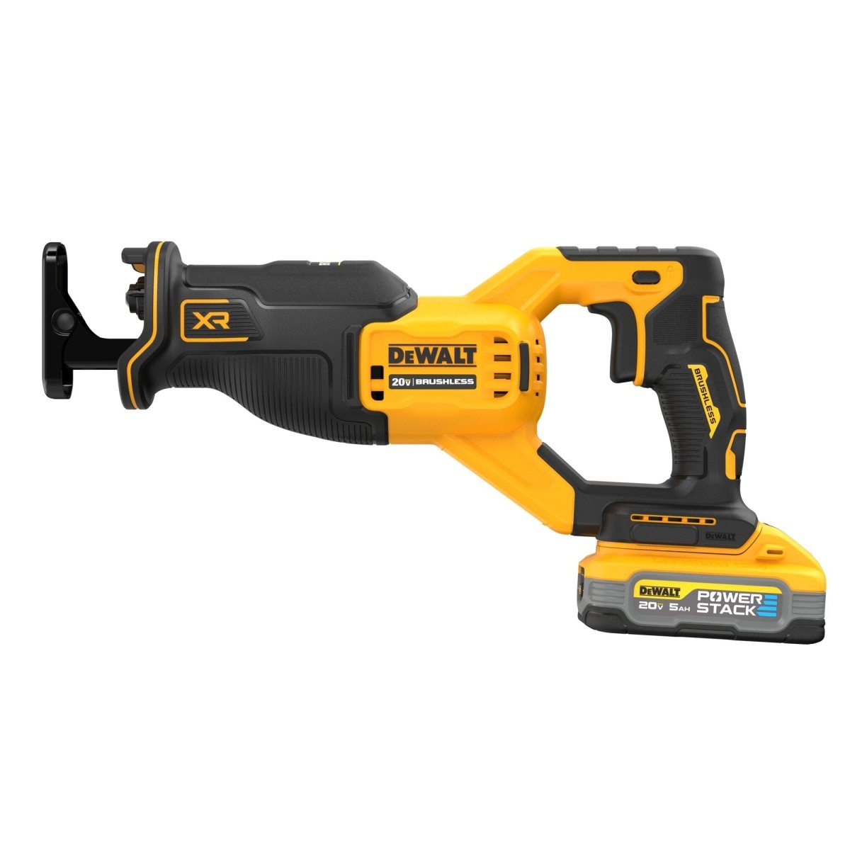 Dewalt 20V Max* Xr Brushless Cordless Reciprocating Saw Kit With Dewalt Powerstack 5Ah Battery - AAA Industrial Supply
