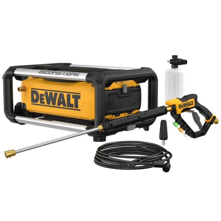 DEWALT 2600 PSI 1.1 GPM Electric Cold Water Pressure Washer with 4 Spray Nozzles