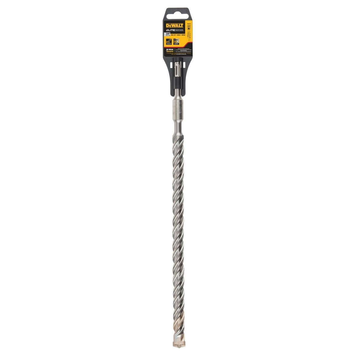 Dewalt 3/4" X 16" X 18" Rock Carbide 4 Cutter Sds+ Hammer Bit , Silver - AAA Industrial Supply