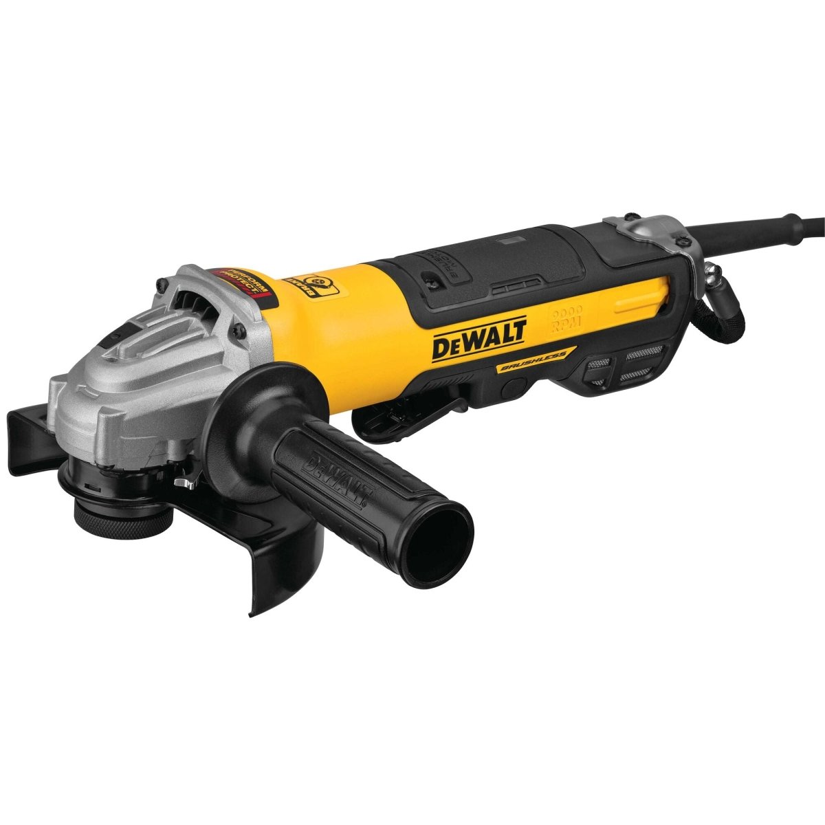 Dewalt 5 In. / 6 In. Brushless Paddle Switch Small Angle Grinder With Kickback Break - AAA Industrial Supply