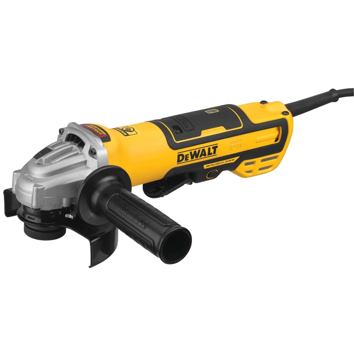 Dewalt 5 In. Brushless Paddle Switch Small Angle Grinder With Kickback Break - AAA Industrial Supply