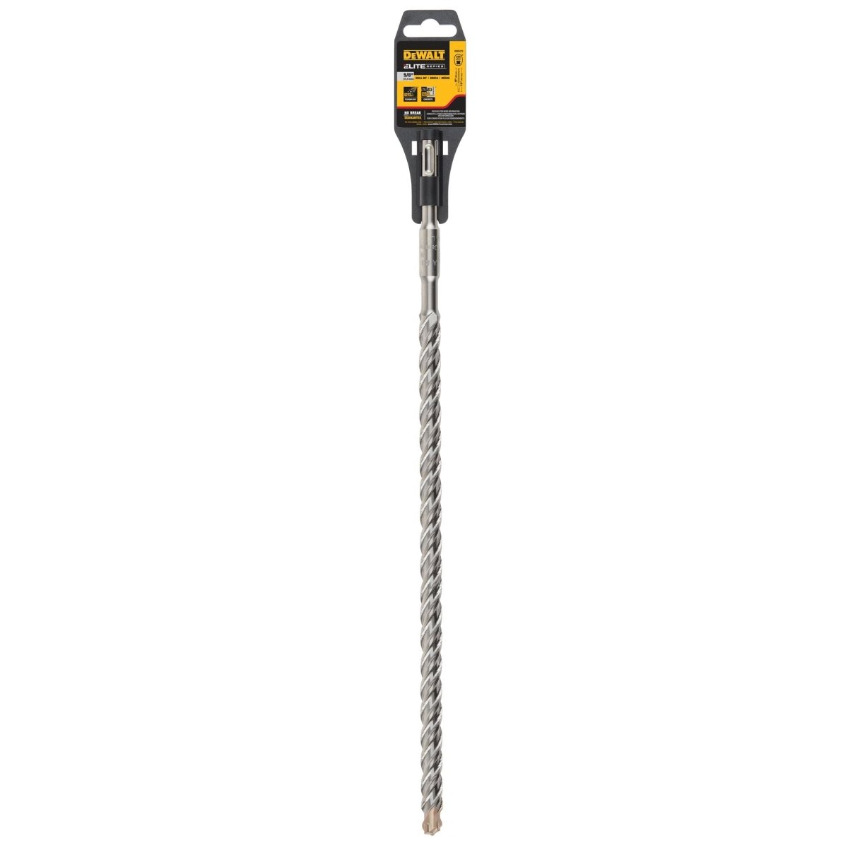 Dewalt 5/8" X 16" X 18" Rock Carbide 4 Cutter Sds+ Hammer Bit - AAA Industrial Supply