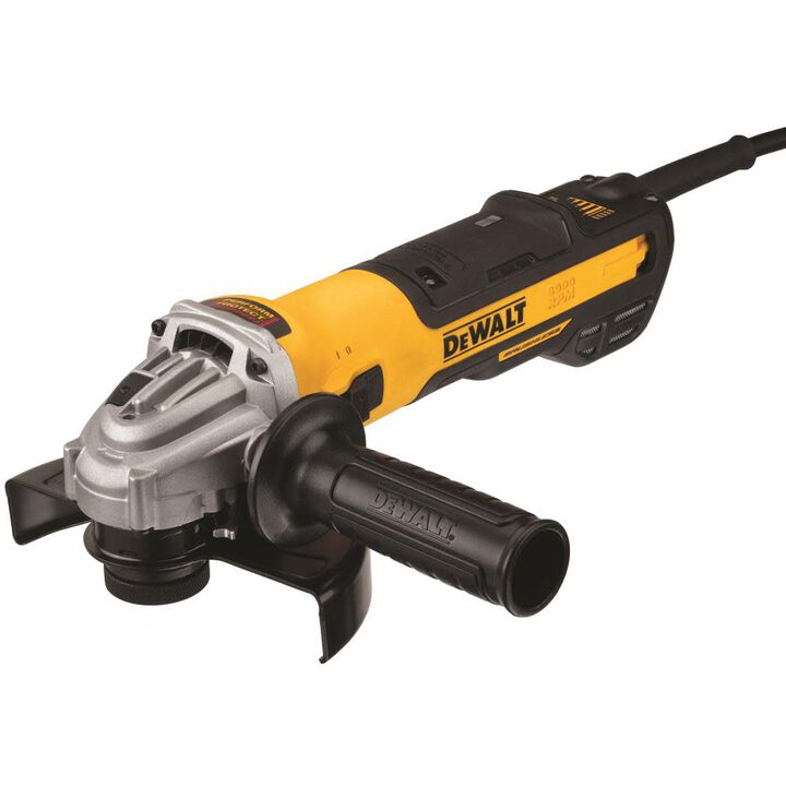 DEWALT 5in / 6in Small Angle Grinder with Variable Speed Slide Switch INOX