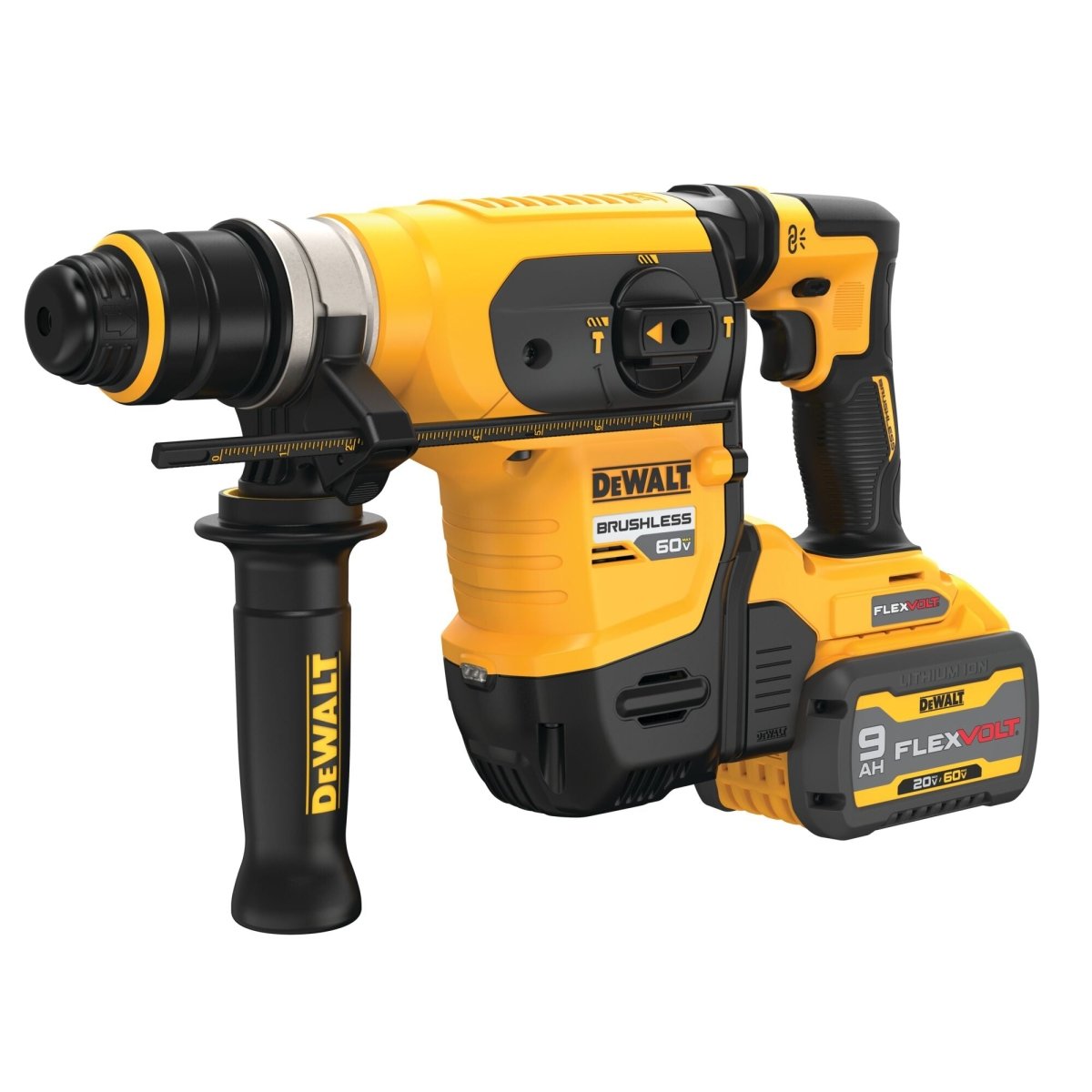 Dewalt 60V Max* 1 - 1/4 In. Brushless Cordless Sds Plus Rotary Hammer Kit - AAA Industrial Supply