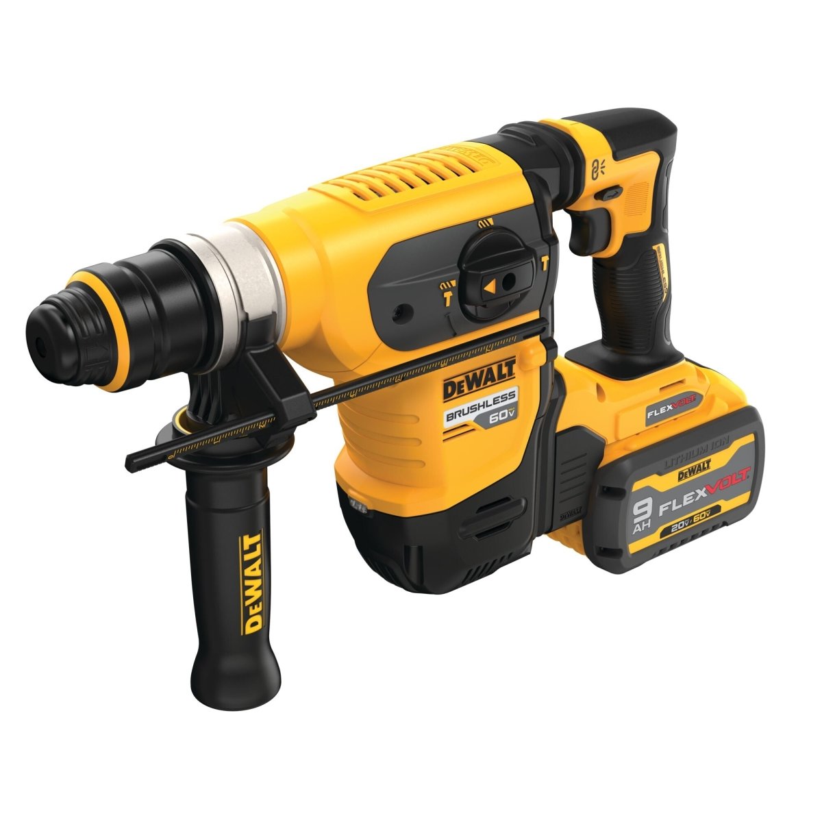 Dewalt 60V Max* 1 - 1/4 In. Brushless Cordless Sds Plus Rotary Hammer Kit - AAA Industrial Supply
