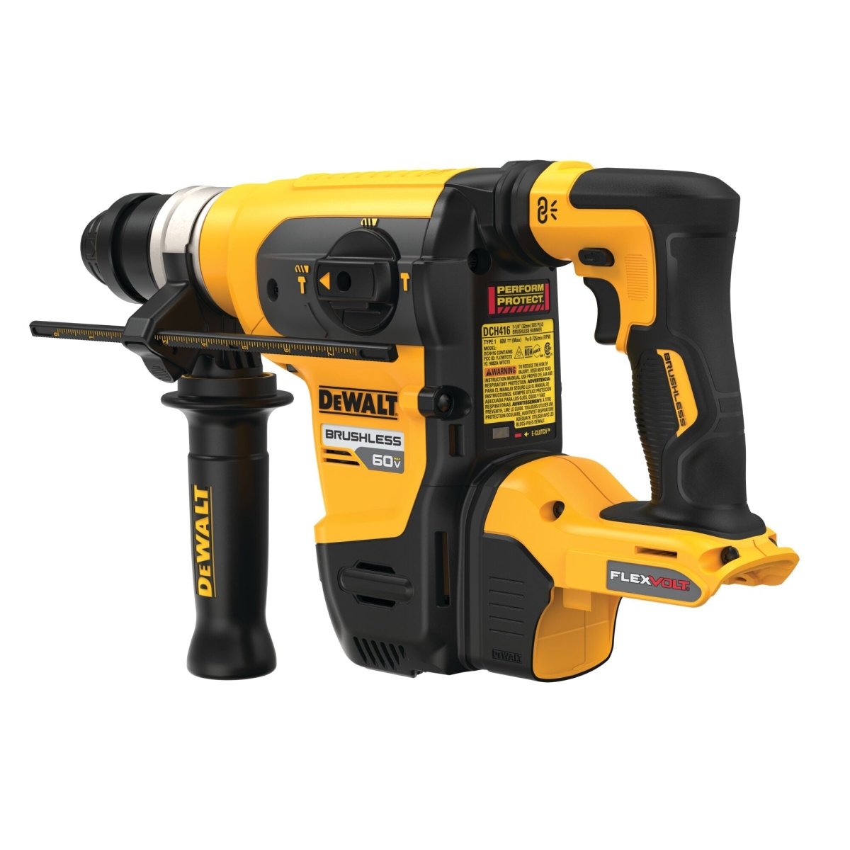 Dewalt 60V Max* 1 - 1/4 In. Brushless Cordless Sds Plus Rotary Hammer (Tool Only) - AAA Industrial Supply