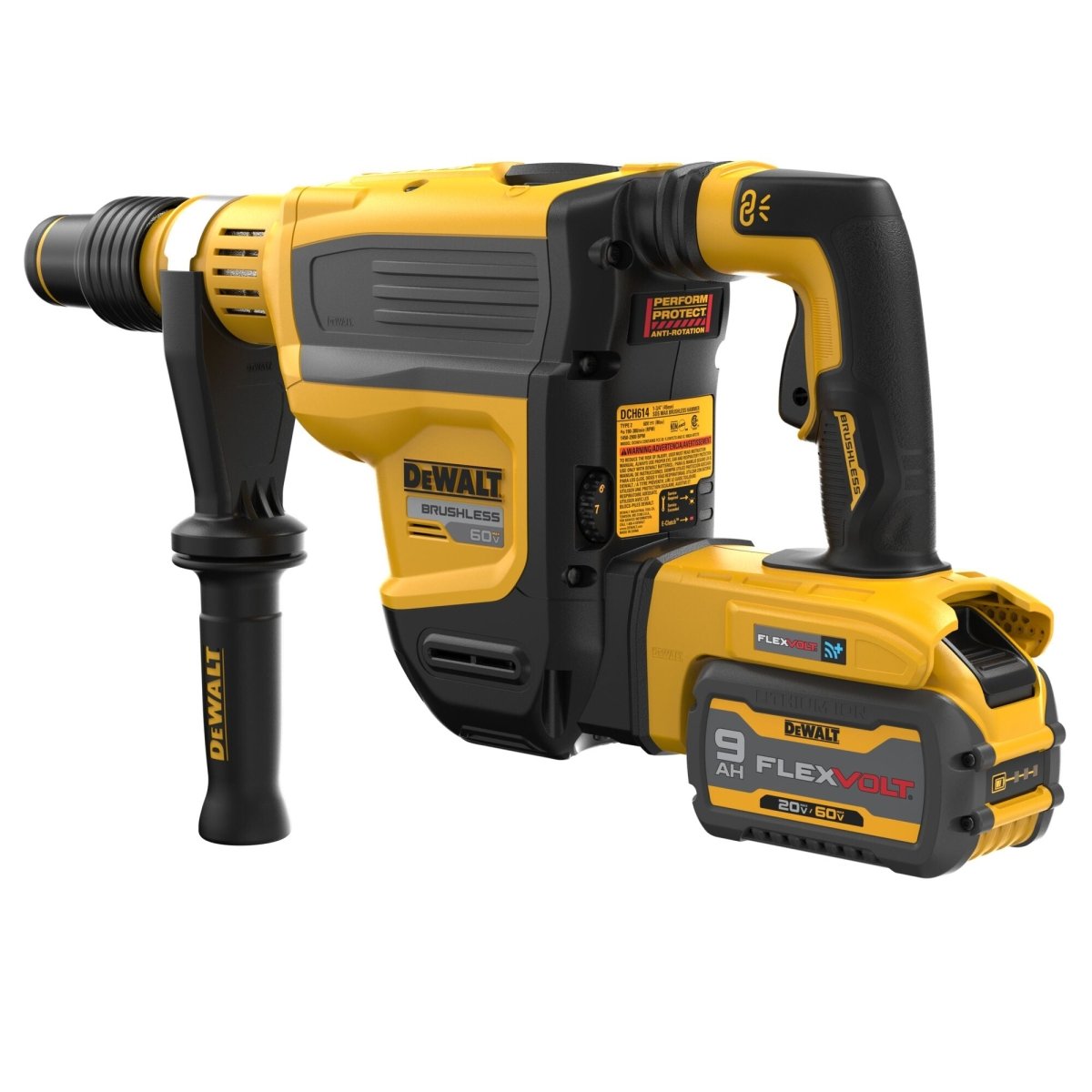 Dewalt 60V Max* 1 - 3/4 In. Brushless Cordless Sds Max Combination Rotary Hammer Kit - AAA Industrial Supply