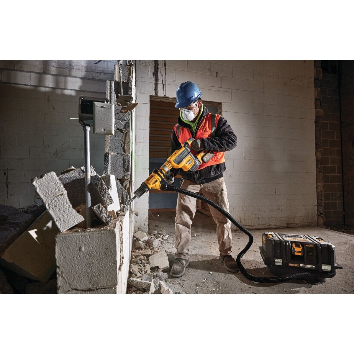 Dewalt 60V Max* 1 - 3/4 In. Brushless Cordless Sds Max Combination Rotary Hammer Kit - AAA Industrial Supply