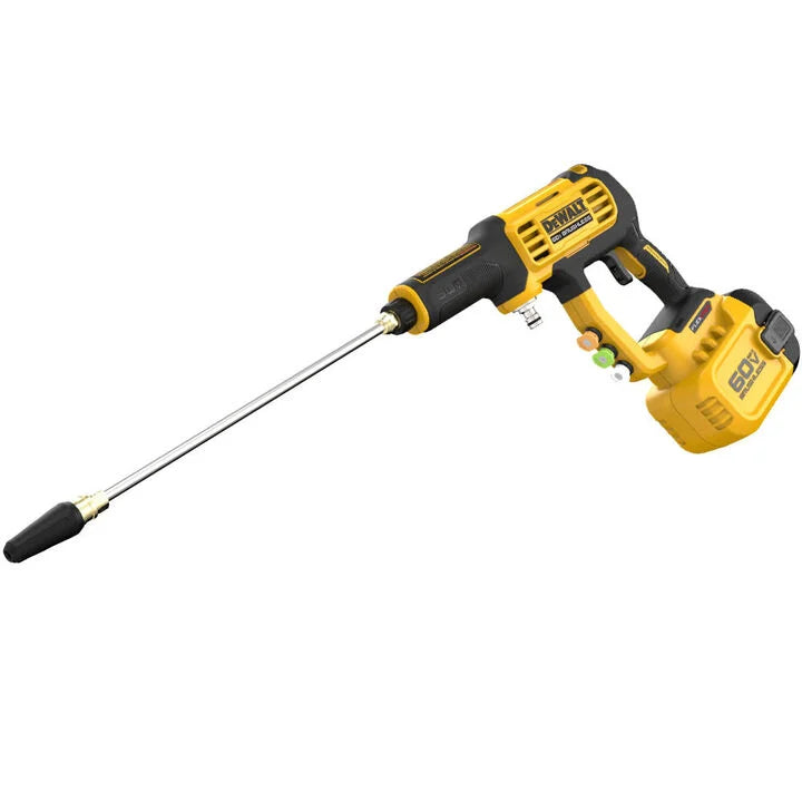 DEWALT 60V MAX 1000 PSI 1.0 GPM Battery Powered Cold Water Power Cleaner with 4 Spray Nozzles Bare Tool Item No.