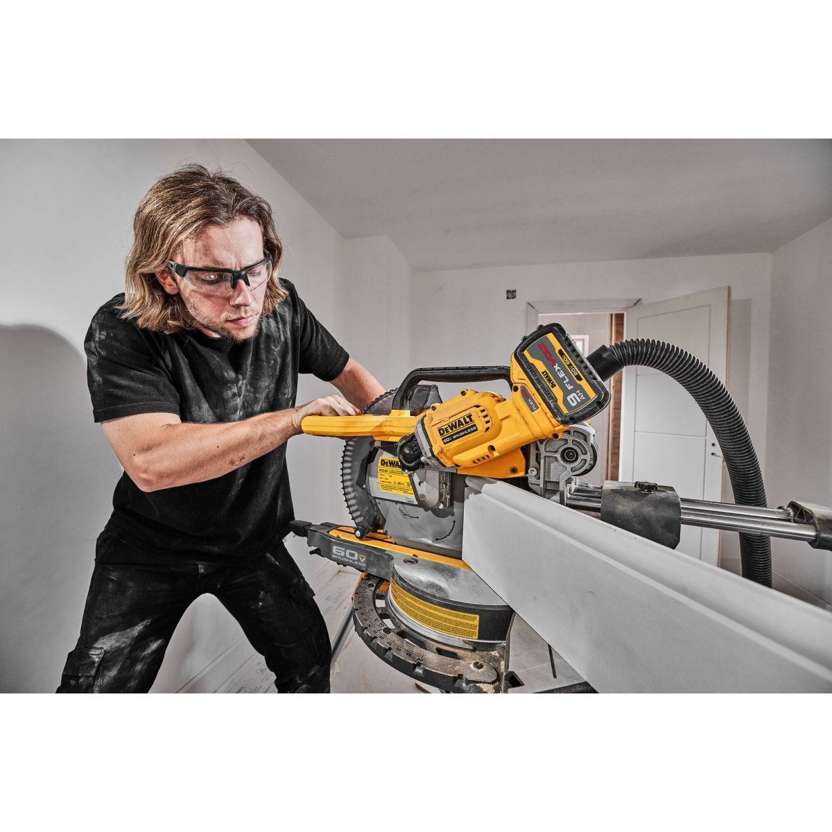 Dewalt 60V Max* Brushless Cordless 12 In. Double Bevel Sliding Miter Saw (Tool Only) - AAA Industrial Supply
