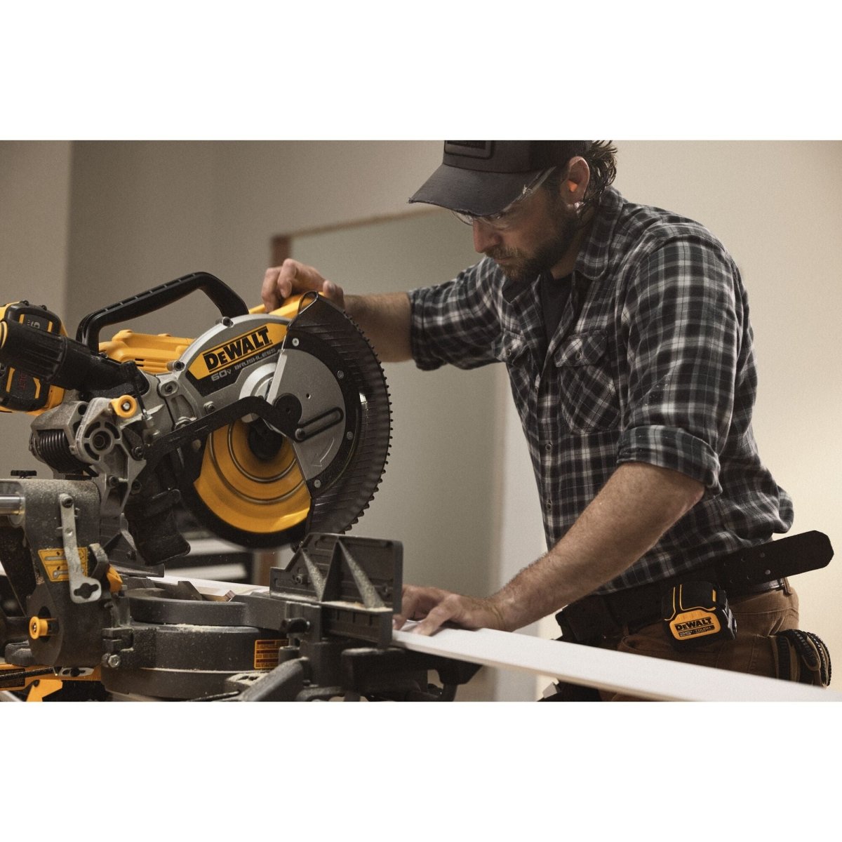 Dewalt 60V Max* Brushless Cordless 12 In. Double Bevel Sliding Miter Saw (Tool Only) - AAA Industrial Supply