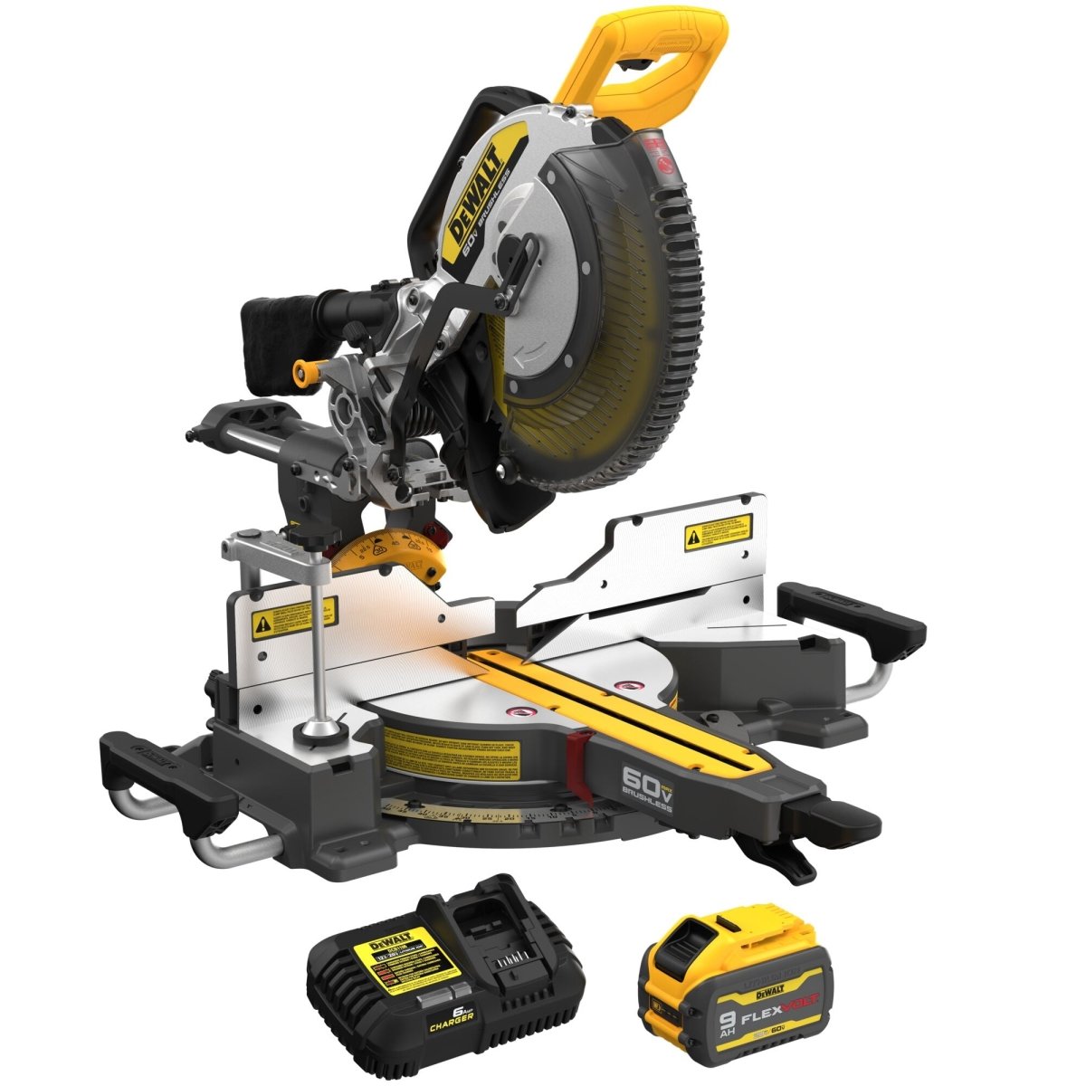 Dewalt 60V Max* Brushless Cordless 12 In. Double Bevel Sliding Miter Saw (Tool Only) - AAA Industrial Supply