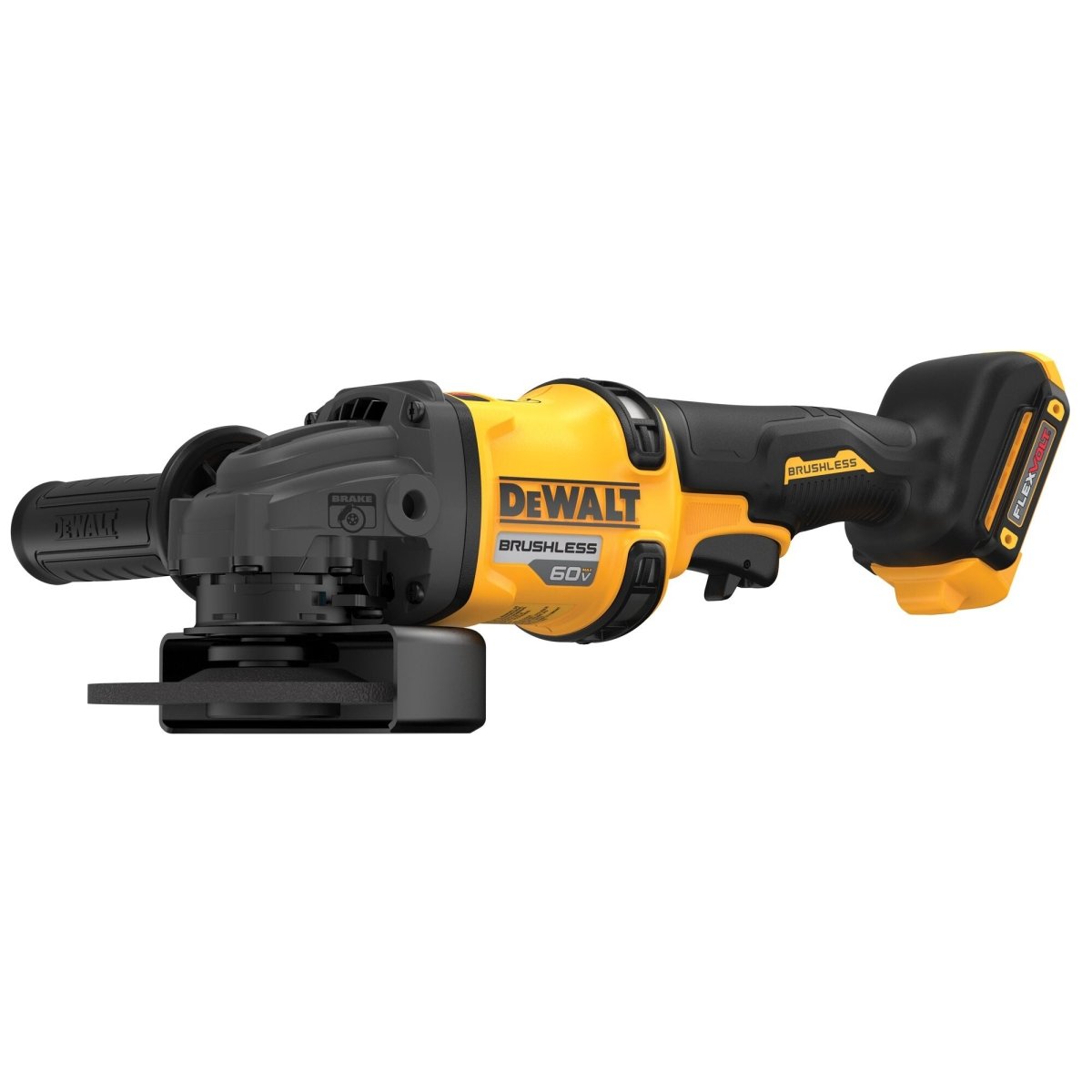 Dewalt 60V Max* Brushless Cordless 4 - 1/2 In. - 6 In. Grinder With Kickback Brake (Tool Only) - AAA Industrial Supply