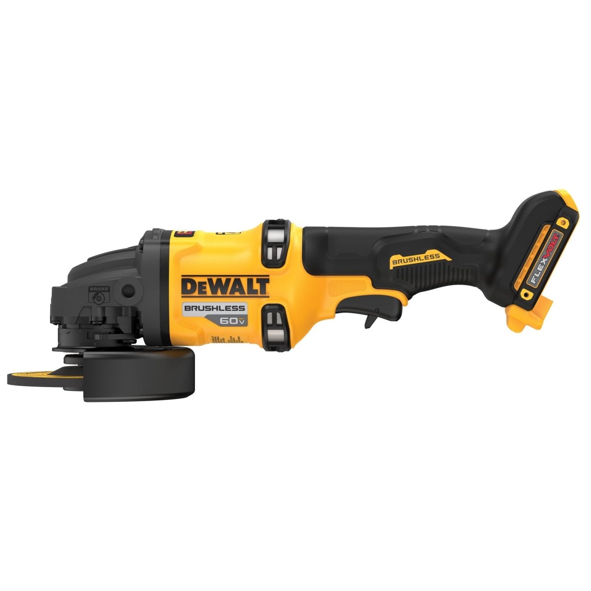 Dewalt 60V Max* Brushless Cordless 4 - 1/2 In. - 6 In. Grinder With Kickback Brake (Tool Only) - AAA Industrial Supply