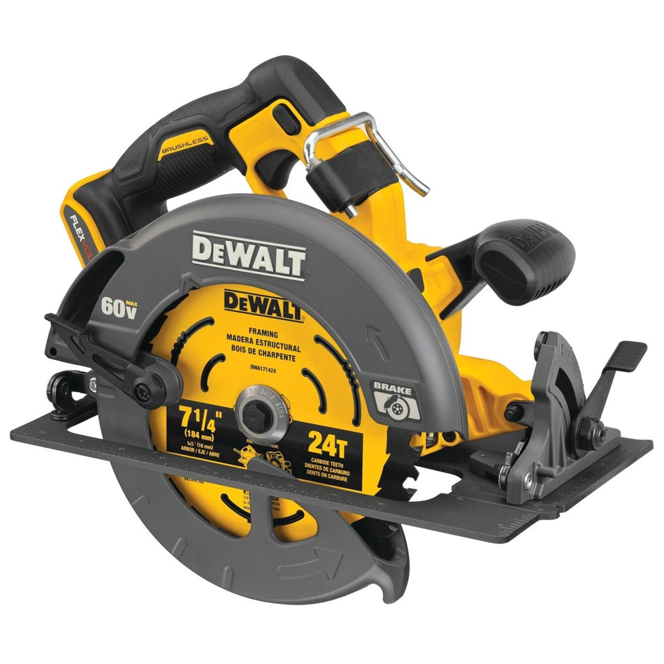 Dewalt 60V Max* Brushless Cordless 7 - 1/4 In. Circular Saw With Electronic Brake (Tool Only) - AAA Industrial Supply