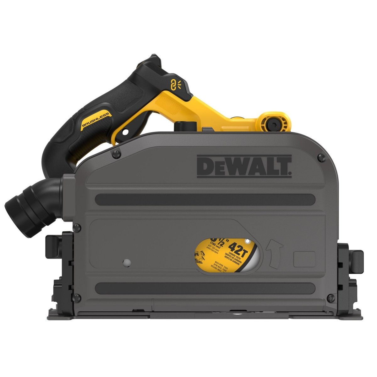 Dewalt 60V Max Circular Saw, 6 - 1/2 - Inch, Cordless Tracksaw, Tool Only - AAA Industrial Supply