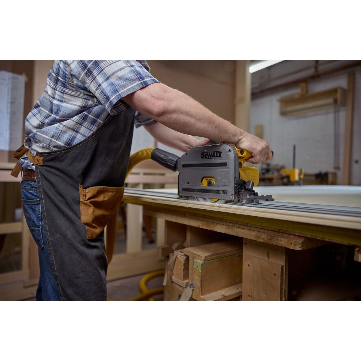 Dewalt 60V Max Circular Saw, 6 - 1/2 - Inch, Cordless Tracksaw, Tool Only - AAA Industrial Supply
