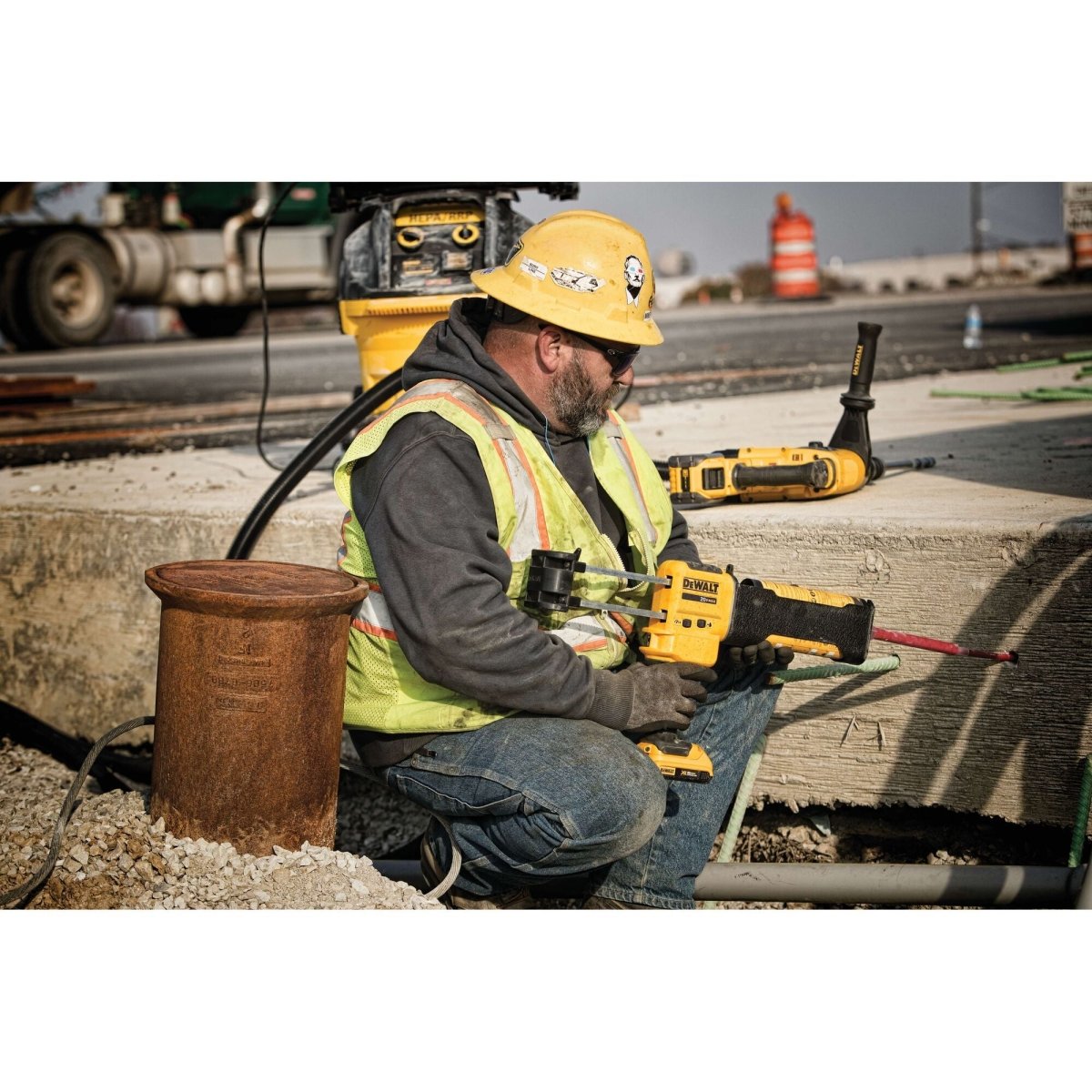 Dewalt 60V Max* Xtreme Cordless Brushless 1 - 9/16 In Sds Max Rotary Hammer Drill - Tool Only - AAA Industrial Supply