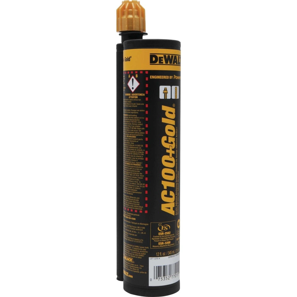 Dewalt Ac100+Gold 9.5 Oz (280Ml) Quikshot Qty: 12 - AAA Industrial Supply