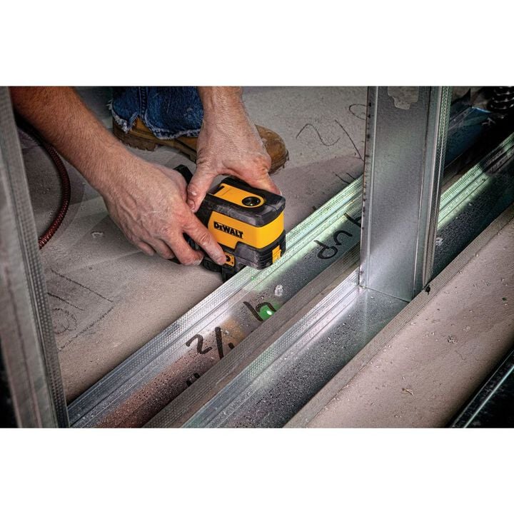 DEWALT Cross Line And Plumb Spots Laser - Green - AAA Industrial Supply