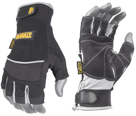 DeWalt DPG230 Gloves Fingerless Technicians Synthetic Leather - AAA Industrial Supply