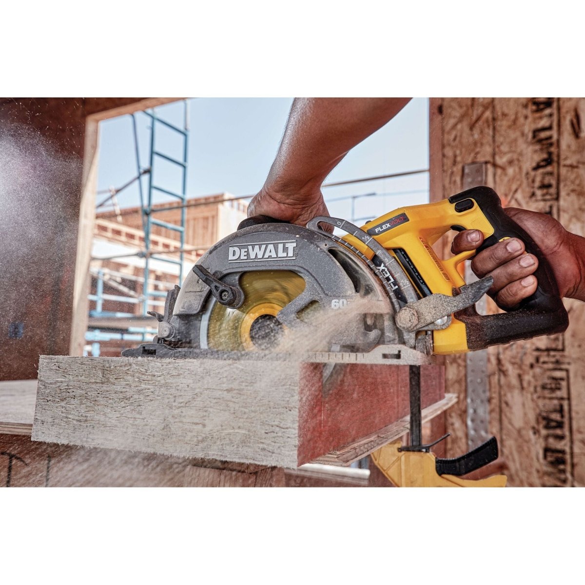Dewalt Flexvolt 60V Max* 7 - 1/4 In. Cordless Worm Drive Style Saw (Tool Only) - AAA Industrial Supply
