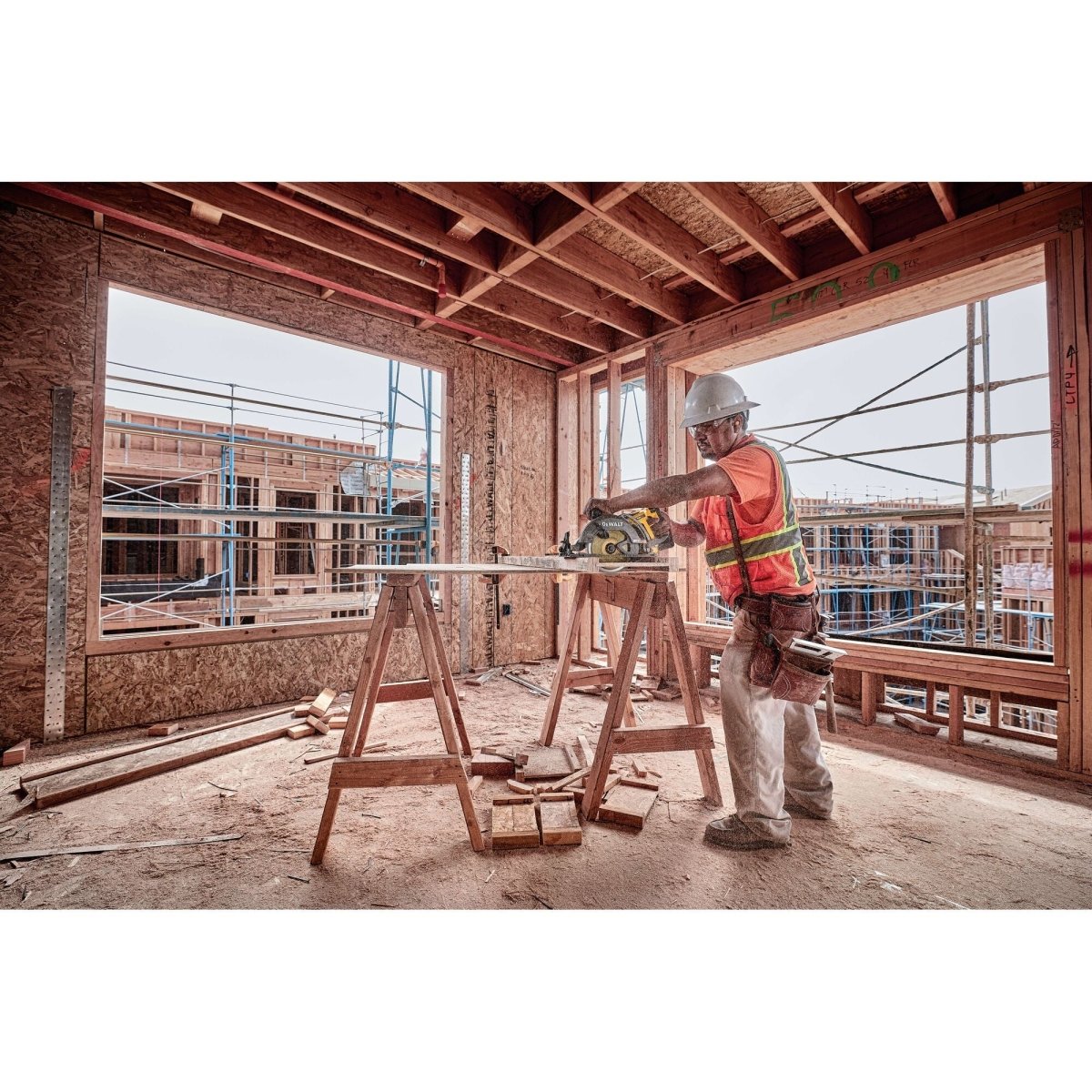 Dewalt Flexvolt 60V Max* 7 - 1/4 In. Cordless Worm Drive Style Saw (Tool Only) - AAA Industrial Supply