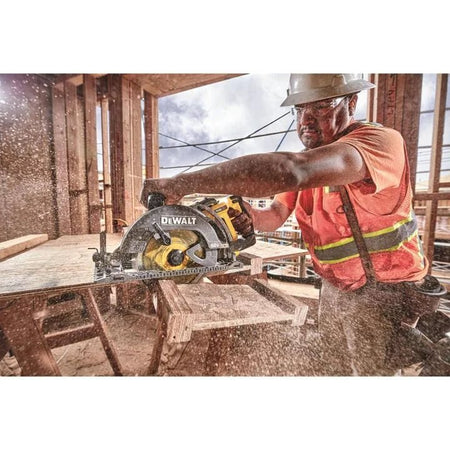 DEWALT FLEXVOLT 60V MAX 7-1/4 Worm Drive Style Saw (9.0Ah Battery) Kit - AAA Industrial Supply