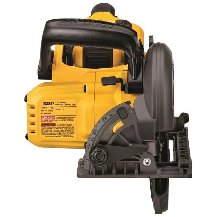 DEWALT FLEXVOLT 60V MAX 7-1/4 Worm Drive Style Saw (9.0Ah Battery) Kit - AAA Industrial Supply