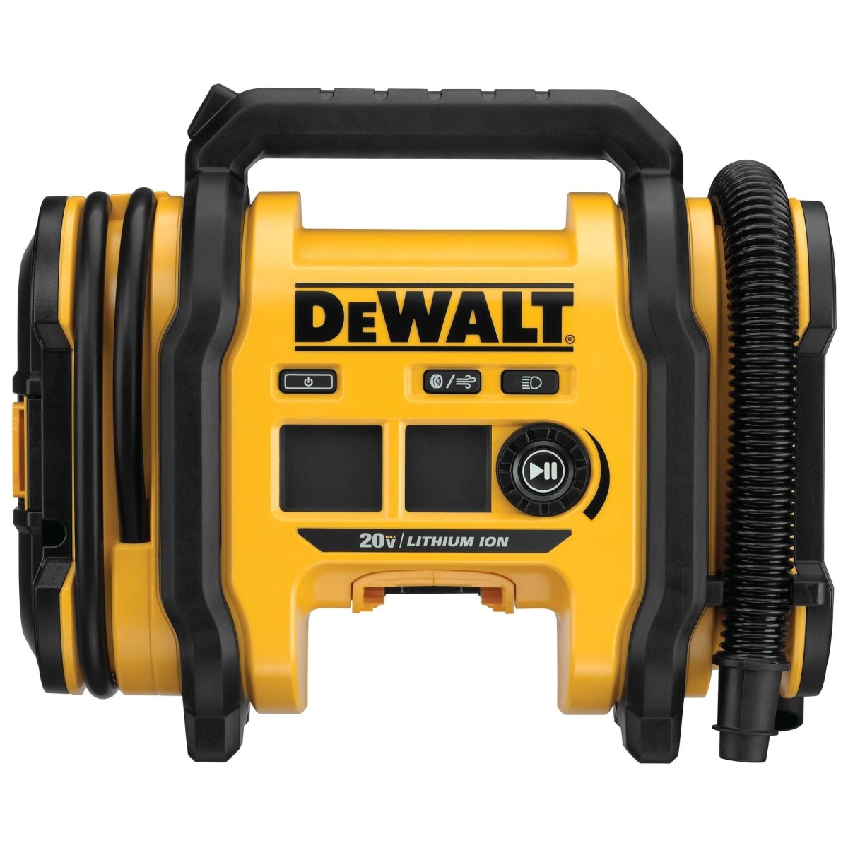 Dewalt Tire Inflator Portable Air Compressor 20V Max, Air Pump With Automatic Shut Off, Led Light, Tool Only (Dcc020Ib) - AAA Industrial Supply